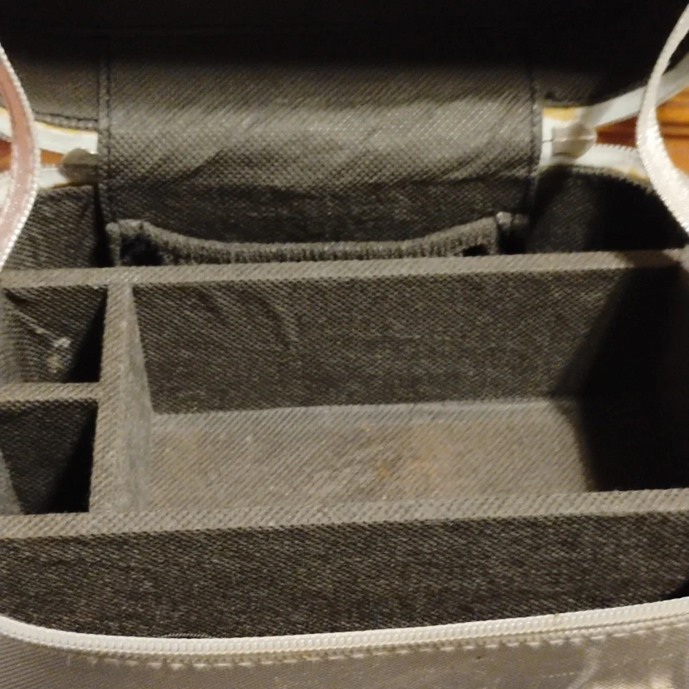 ✨ Silver Caboodles Cosmetic Box – EUC ✨